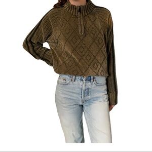 Point Zero 1/4 zip up  sweater